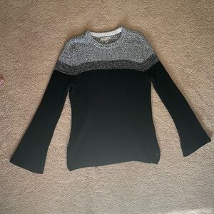 Calvin Klein Jeans tunic length bell sleeve cotton sweater, size Medium